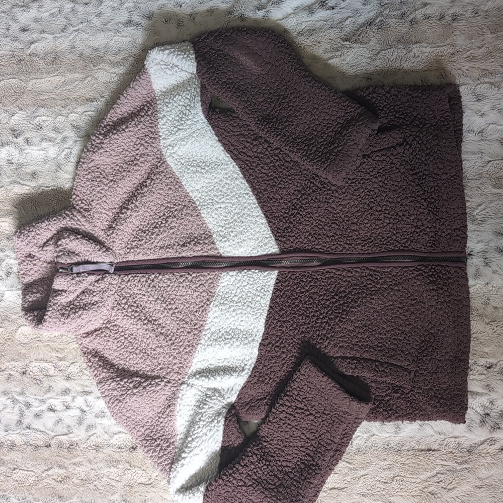 Member's Mark Full Zip Chevron Sherpa Jacket